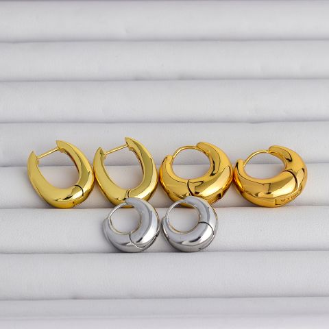 黃銅鍍金鍍銀耳環(huán)女士耳環(huán)飾品廠